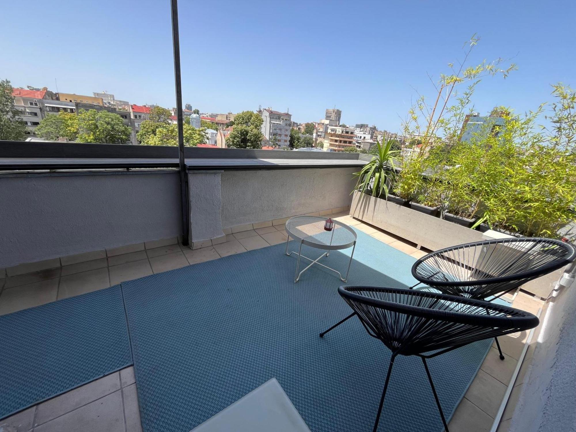 Terrace View Downtown Studio 布加勒斯特 外观 照片